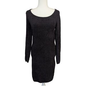 Patricia Field Black Long Sleeve Sex and The City Mini Dress Size Small